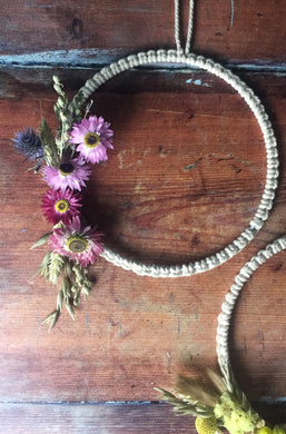 Mini Macrame Wreath - Flùr